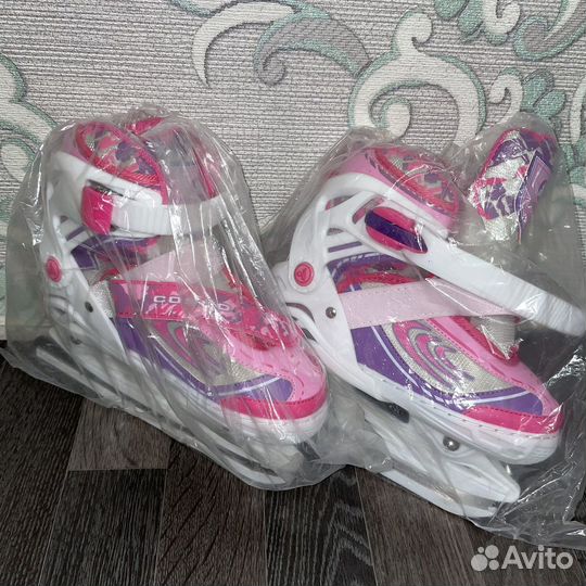 Коньки раздвижные, утепленные