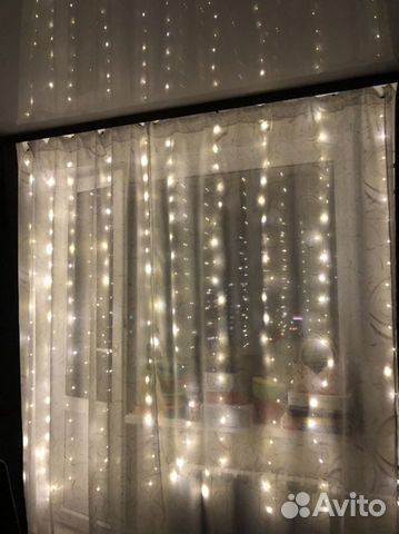 Гирлянда штора