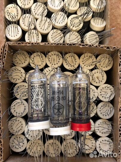 Лампы индикаторные ин8 ин-12 ин-14 ин-16 ив-6 ив9