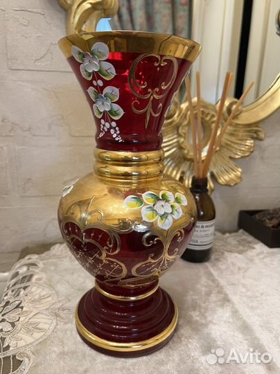 Ваза для цветов богемия