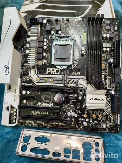 Материнская плата ASRock b250m pro4 1151