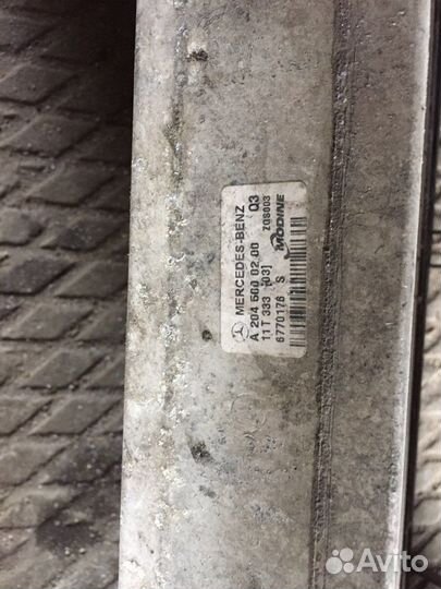 Интеркуллер на мерседес GLK X204 M651