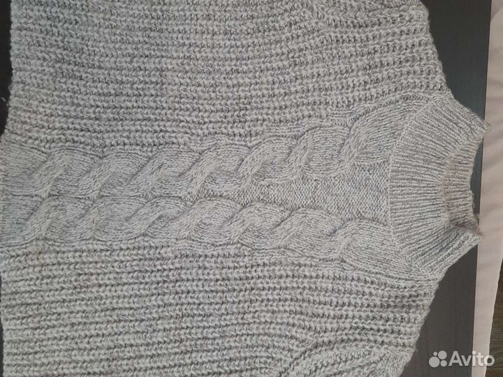 Свитер на девочку теплый из полиакрила