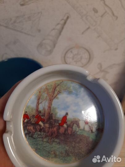 Пепельница фарфор