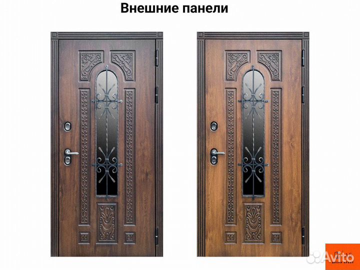 Дверь с терморазрывом и с окном Лацио