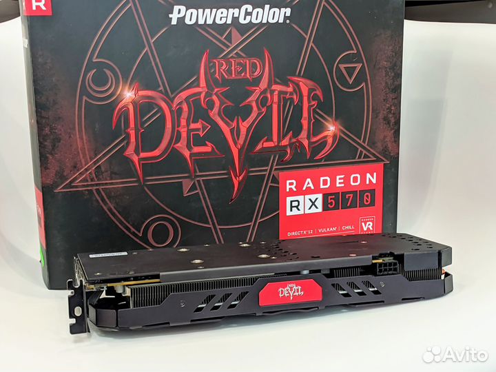 Видеокарта RX570 4гб PowerColor Red Devil