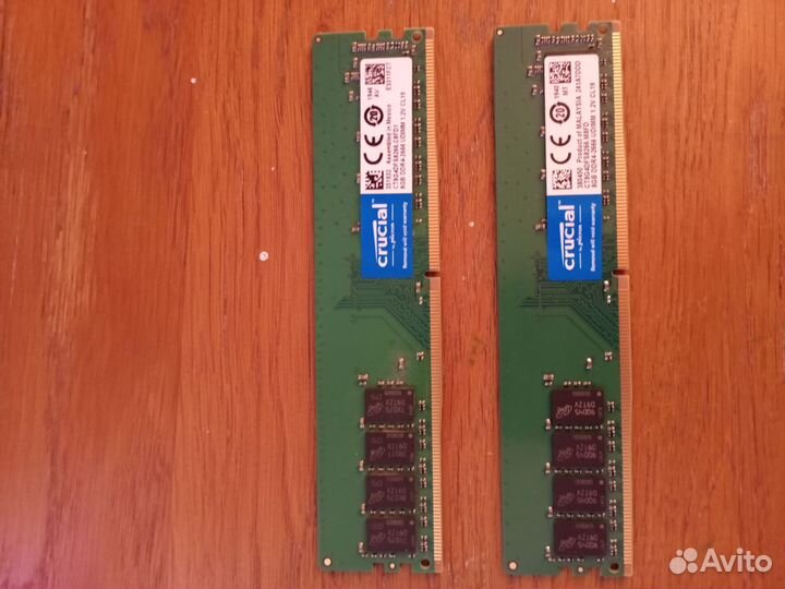 Оперативная память ddr4 8g 2666 crucial