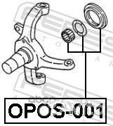 Ремкомплект рычага подвески 4 PCS opos001 Febest