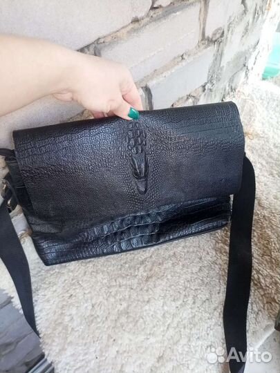 Мужская кожаная сумка