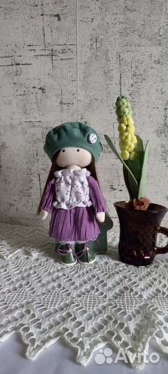 Кукла ручной работы, 17 см