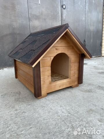 Будка двускатная утепленная