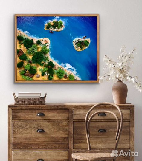 Эко картина «Острова»