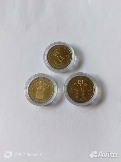 2 евро Прибалтика