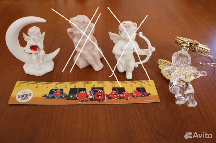 Статуэтки Ангелы, пиала с блюдцем для декора