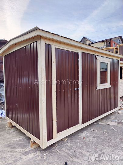 Бытовка металлическая хоз блок / С гарантией