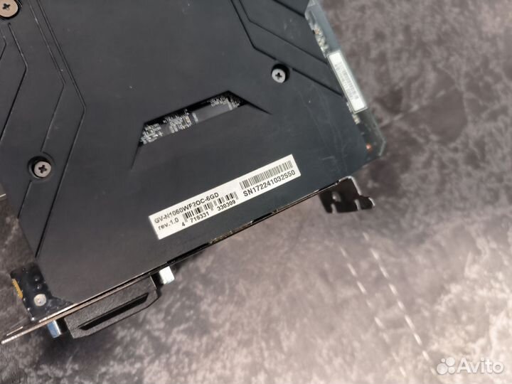 Видеокарта GTX 1060 6Gb Gigabyte