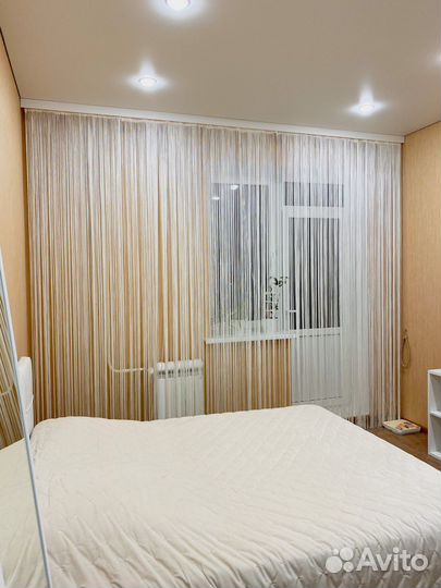 Штора кисея с пришитой лентой белая