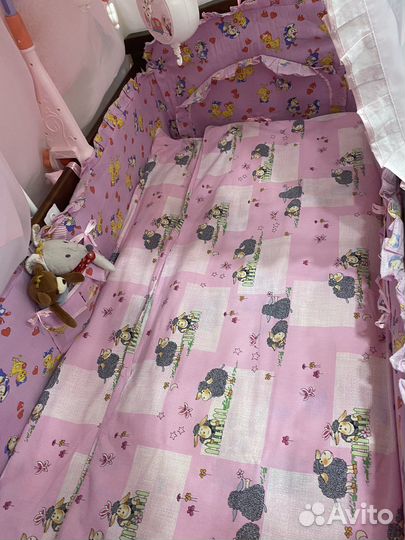 Бортики в детскую кроватку