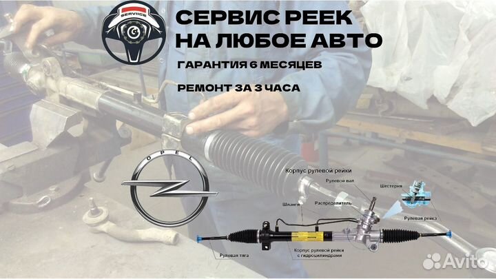 Рулевая рейка Мерива Antara Opel Meriva
