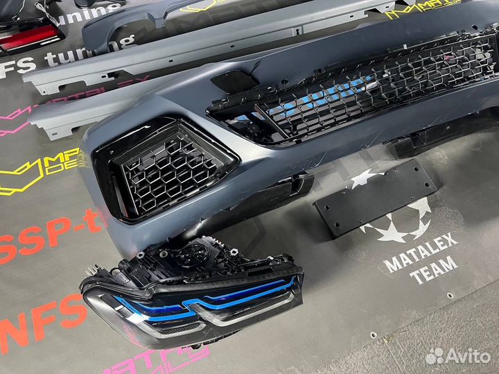 Обвес BMW G30 M пакет рестайлинг под окрас