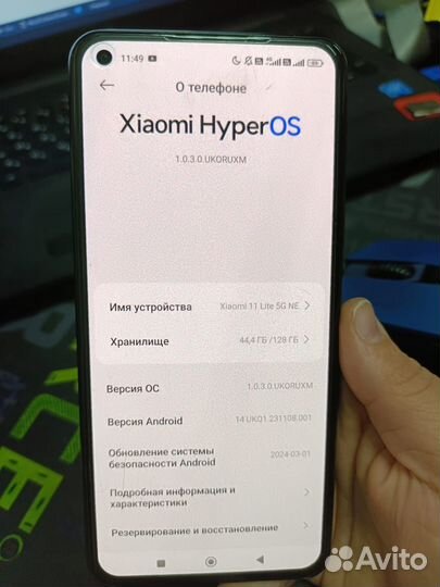 Xiaomi Mi 11 Lite 5G NE, 8/128 ГБ