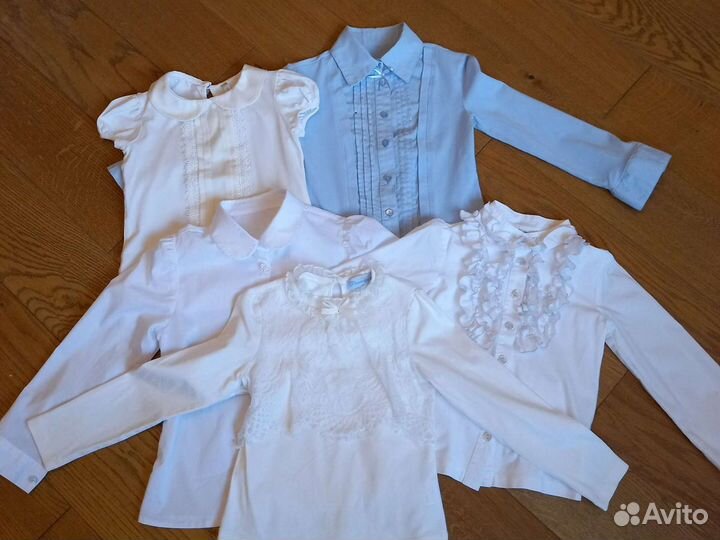 Пакетом Блузки (рубашки) школьная форма