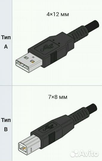 USB Провод тип A-B