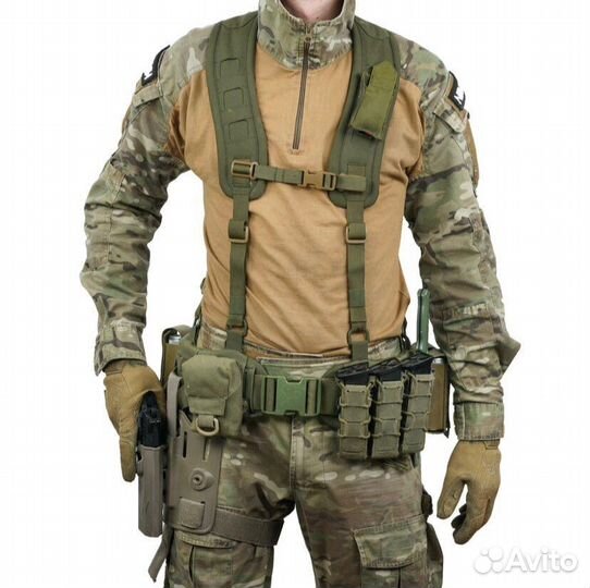 Поясная разгрузка с лямками разные варианты