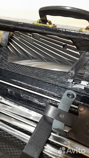 Подарочный шашлычный набор шампуров в кейсе