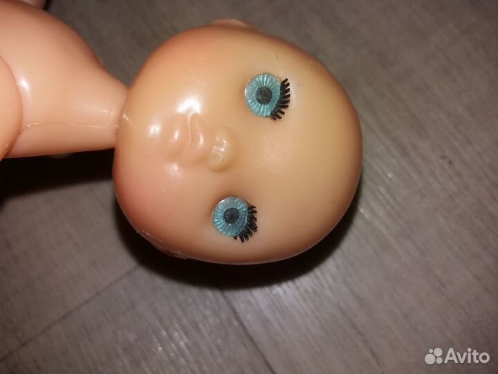 Кукла СССР лысая без волос ретро 21 см советск