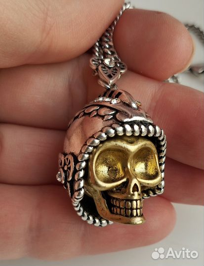 Кулон подвеска ожерелье череп Alexander McQueen