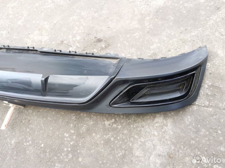 Юбка заднего бампера VIP S-Line Audi Q8 F01 2020