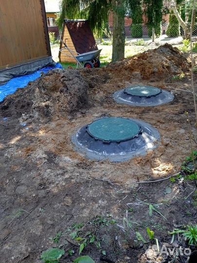 Септики из бетонных колец и выгребные ямы