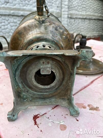 Самовар на дровах старинный