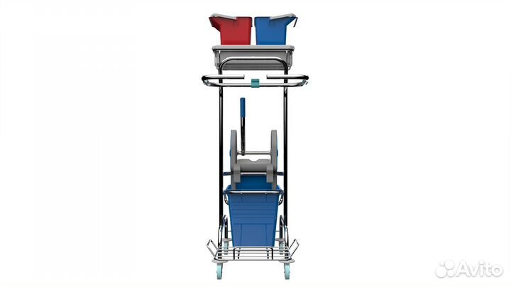 Одноведерная уборочная тележка (мод.)