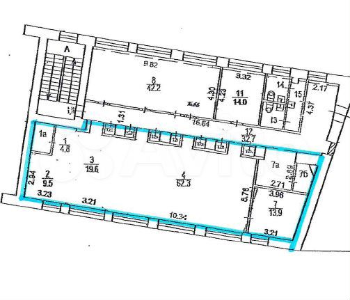 Офис 123м2 Подсосенский 20с1