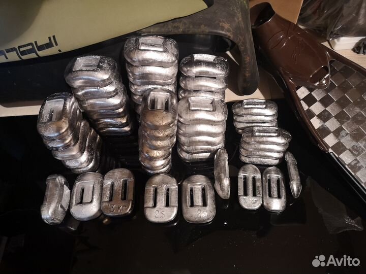 Груза подводной охоты дайвинга 1кг,2кг, 2.5кг,3кг