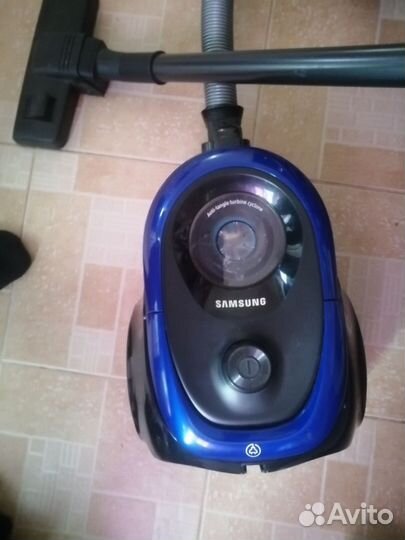 Пылесос samsung sc18m2110sb black/blue