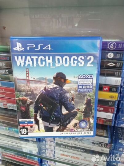 Watch dogs 2 диск ps4