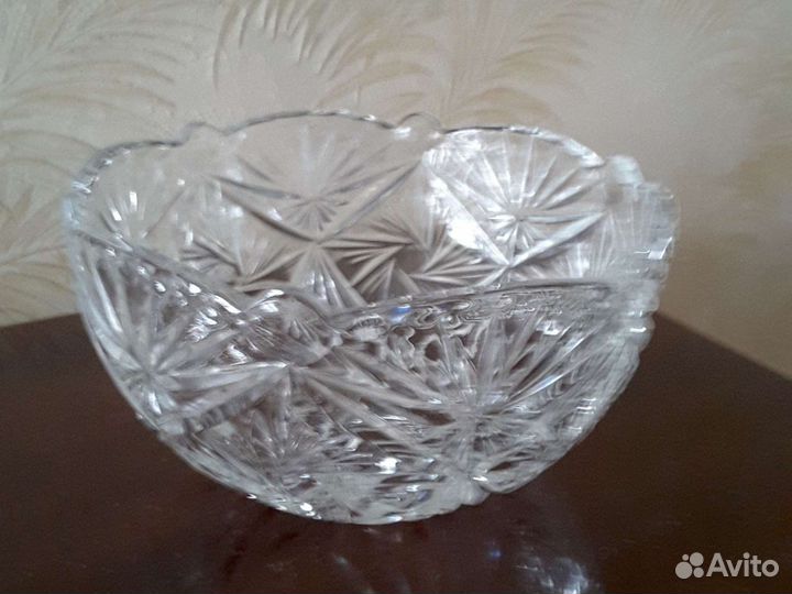 Хрустальная ваза салатники