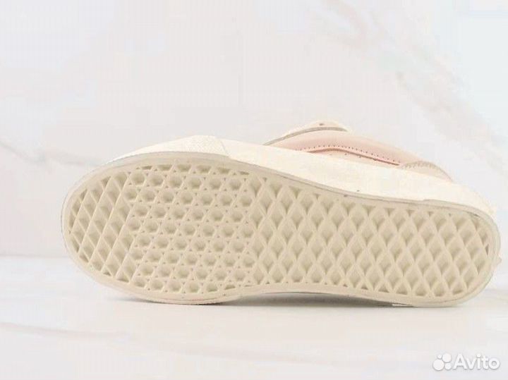 Кеды ванс ретро бежевые Vans knu skool premium