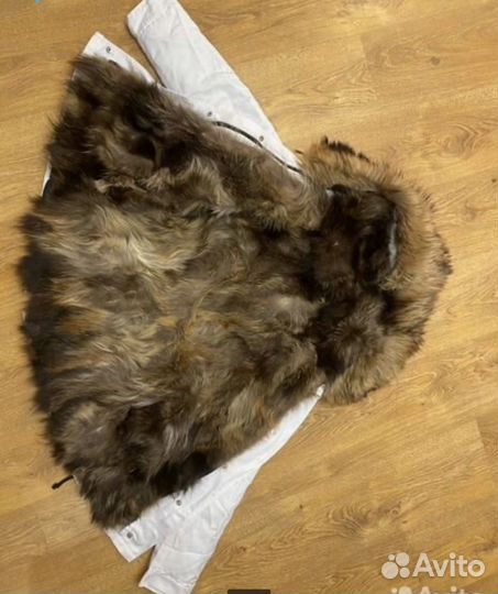 Парка с натуральным мехом