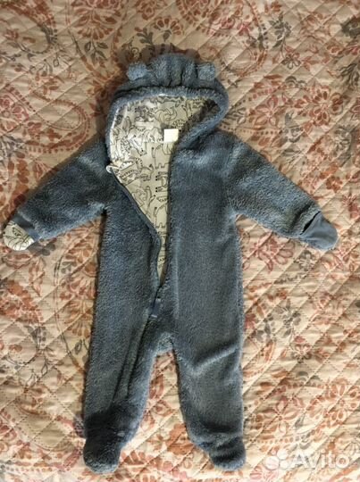 Комбинезон плюшевый 74р для мальчика