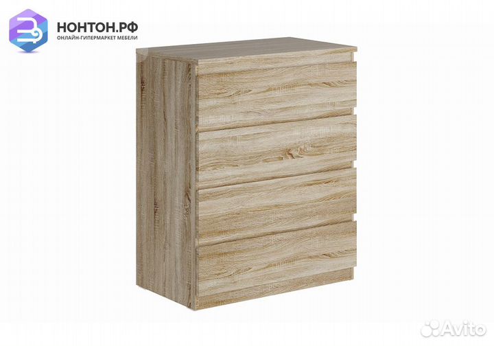 Комод высокий Мальта 4 ящика сонома