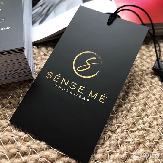 Бирки печать для одежды изготовление