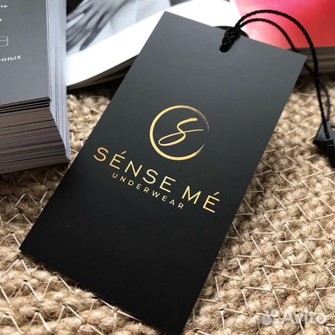 Бирки печать для одежды изготовление