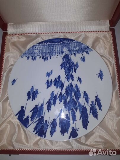 Настенная тарелка Мейсен фарфор гдр