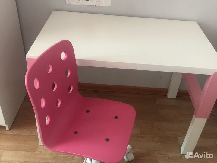 Детский стол и стул IKEA
