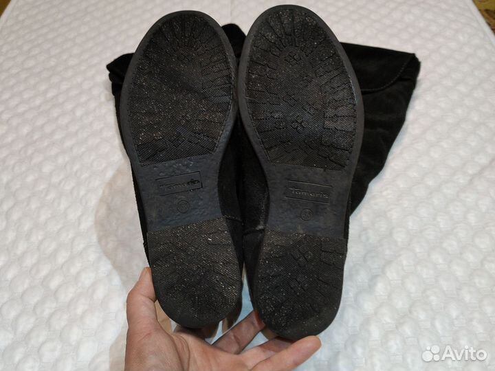 Сапоги ботфорты 38 размер зимние на меху