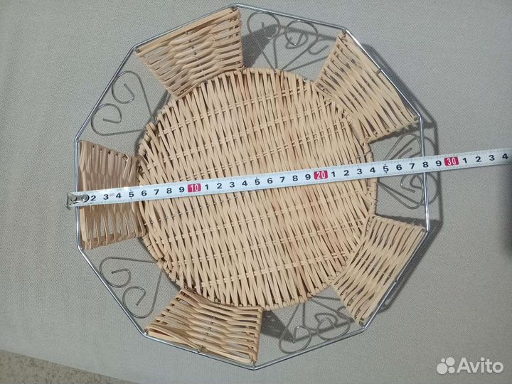 Хлебница/фруктовница плетеная